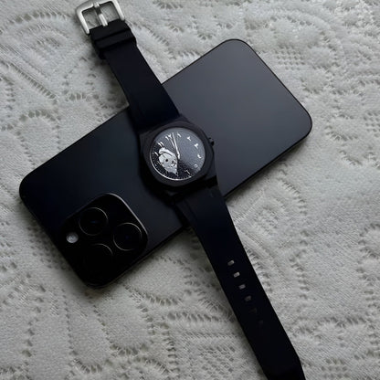 Men’s Arabic Watch – Engraved Middle Eastern Design