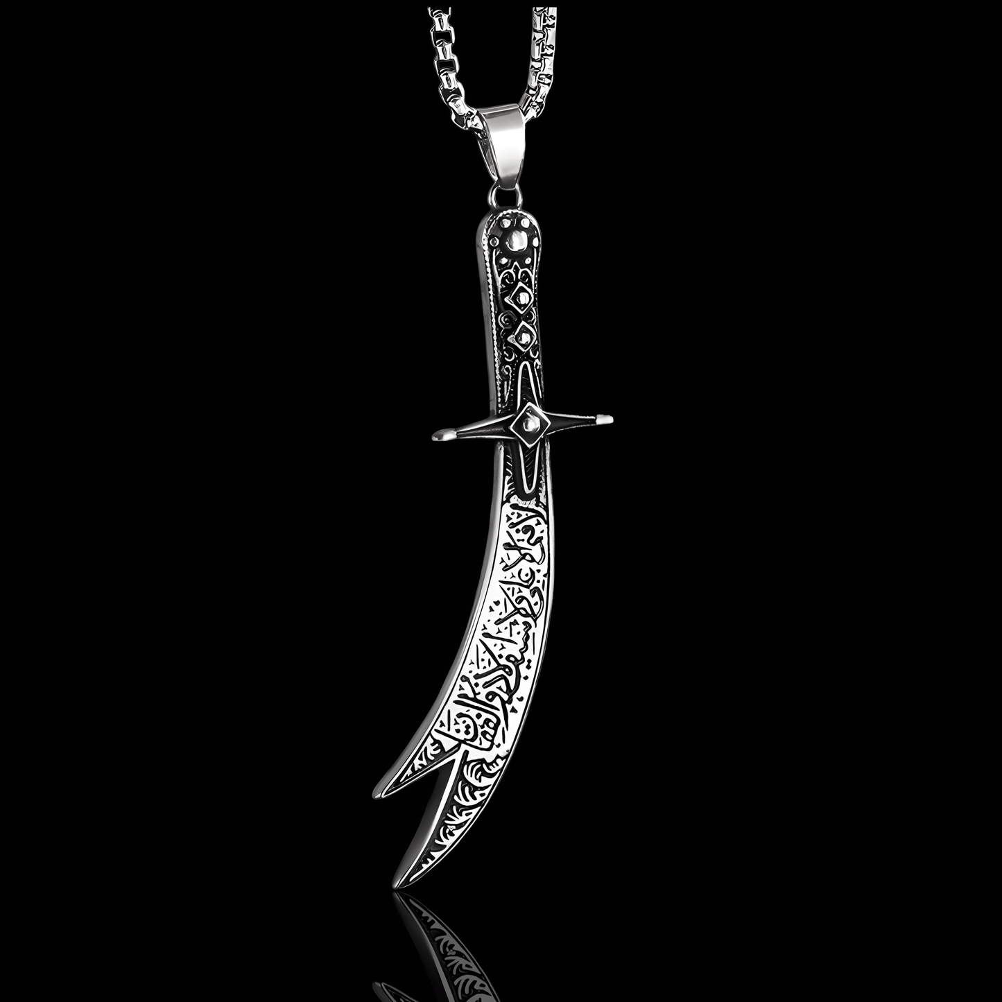 Zulfikar Sword Pendant – Imam Ali Islamic Necklace