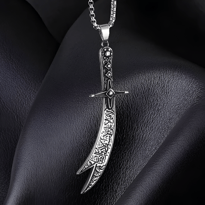 Zulfikar Sword Pendant – Imam Ali Islamic Necklace